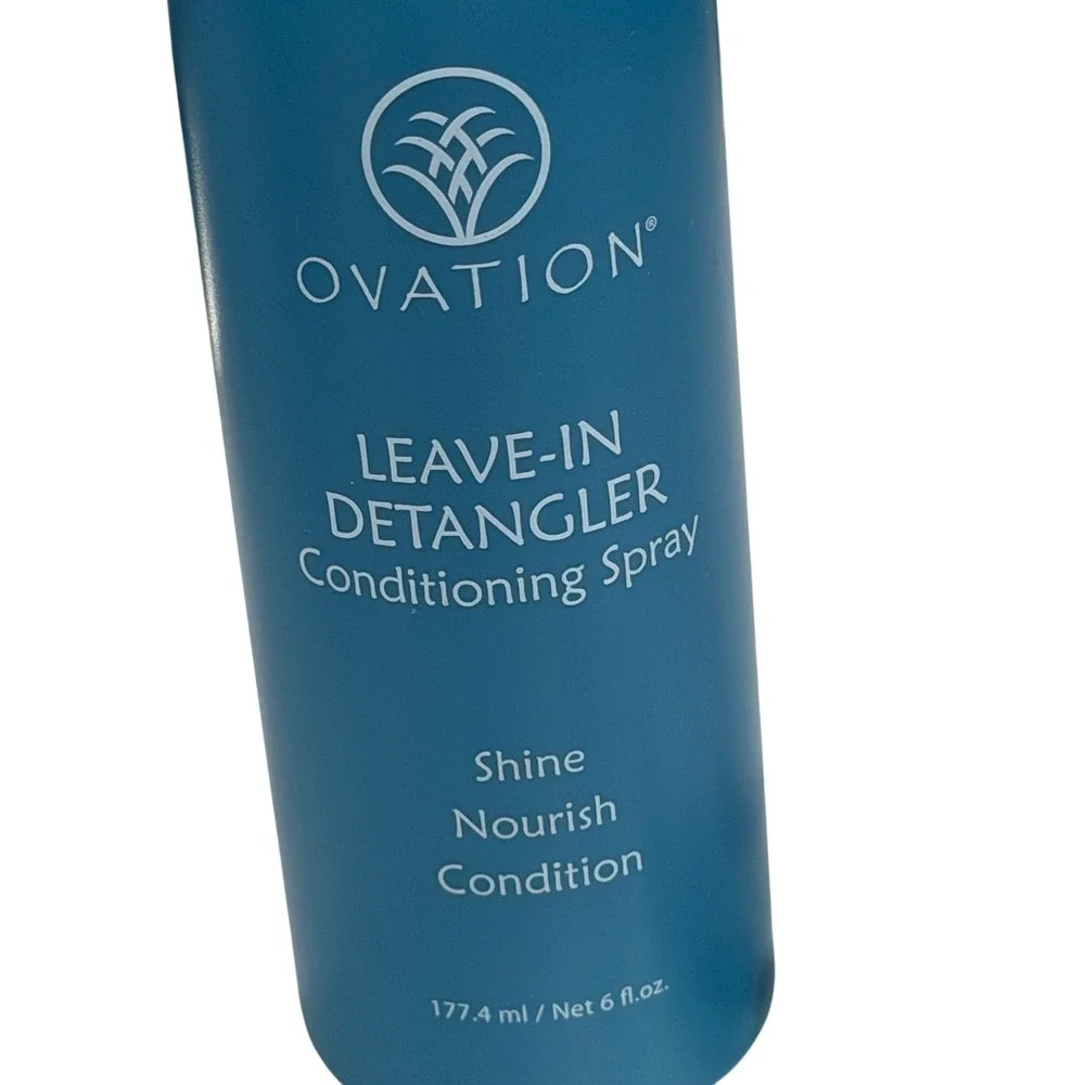 Ovation Leave-In Detangler Conditioning Spray Shine Nourish Hair Care 6oz‎